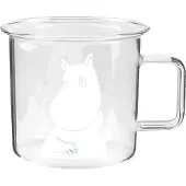 Muurla Moomin glazen mok transparant 35 cl Moomin