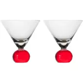 By On Spice glas 24 cl 2-pack Rood-transparant