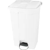 Kaiser+Kraft Pedaalemmer - Container met deksel - HACCP - 90 liter - Wit