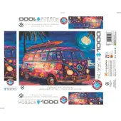 Eurographics Strand Plezier met een VW Bus Puzzel (1000 stukjes)