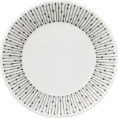 Arabia Mainio Sarastus schotel Ø11,5 cm Zwart-wit