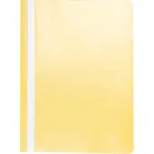 Pergamy snelhechtmap, ft A4, PP, pak van 25 stuks, geel