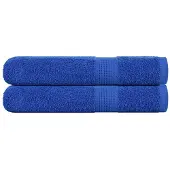 vidaXL Saunahanddoeken FROGN 2 st 80x200 cm 360 g/m² blauw