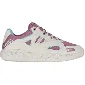 K-Swiss Padelschoen Women Tura Team Padel Snow White Lilas Pastel Turquoise-Schoenmaat 39