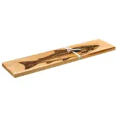 Scottish Made Serveerplank Zalm - 30x20 - Schots Eikenhout - Scottish Made