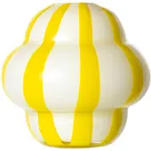 By On Curlie vaas 20 cm Geel