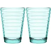 Iittala Aino Aalto Drink 33 Cl Pak Van 2 - Drinkglazen Glas Water Green - 1008629