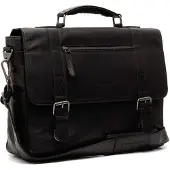 The Chesterfield Brand Imperia Koffer Leer 40 cm Laptop compartiment zwart