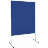 MAUL presentatiebord Maulstandard, oppervlak van vilt, kurk of papier, mobiel, vilt blauw