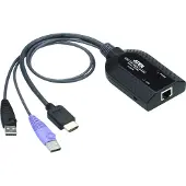 Aten KA7188-AX toetsenbord-video-muis (kvm) kabel Zwart, Metallic, Paars
