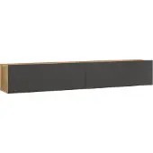 En.casa Tv-meubel Lapinlahti 180x31,5x29,5cm houtkleurig en antraciet