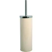 Spirella MSV Toiletborstel in houder/wc-borstel - metaal - beige - 38 cm - Toiletborstels