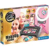 Clementoni Jeu d'imitation Crazy Chic Coffret de maquillage Make Up Studio
