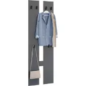 VCM Houten set halmeubelen Garderobe kapstokken Garderobepaneel Salia M