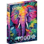 Enjoy Puzzel gemaskerde olifant 1000 stuks 1 St