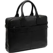 The Chesterfield Brand Fabian Koffer Leer 40 cm Laptop compartiment zwart