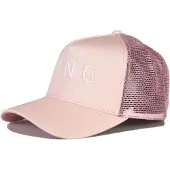 King apparel Leyton Curved Trucker cap - Blush