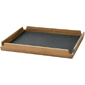 Lind DNA Dienblad Square S Airy Nupo Anthracite / Teak