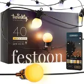 Twinkly Festoon - Lichtsnoer - 40 LED's - Gold & Silver Edition