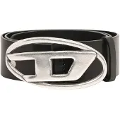 Diesel Riem zwart / zilver