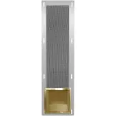 Guido Gusto Inbouw reserve toiletrolhouder mat goud zonder klep