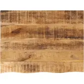 vidaXL Tafelblad met natuurlijke rand 90x60x3,8 cm massief mangohout