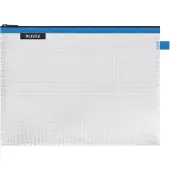 Leitz 4026-00-36 Reisaccessoire, tas met rits, model WOW Traveller, maat L, blauw