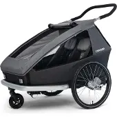 Croozer Keeke 2 | Fietskar | Steengrijs
