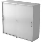 Hjh OFFICE PRO BETA 1753S - Grijs Hoogte van de map | 3 OH Schuifwandkast Metalen handgreep