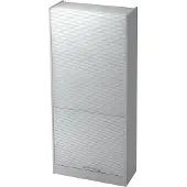 Hjh OFFICE PRO SIGNA R90 RE - Grijs/Zilver Roldeurkast Hoogte van de map | 5 OH Rail handvat (kunststof)
