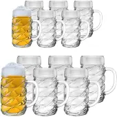Stölzle Bierkrüge Diamond 0,5 l & 1 l Set van 12