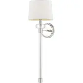 QUOIZEL LED Wandlamp Barbour | 1X E14 Max 40W | Polished Nickel