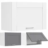 Hioshop Colura keuken bovenkastje til emhætte 60 cm 1 deur wit.