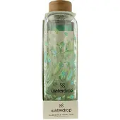Waterdrop Glazen drinkfles edition clean 600ml