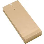 Eurokuvert Papieren zakjes, bruin, 305 x 120 x 50 mm