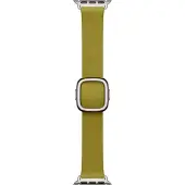 Apple Moderne gesp (42 mm, Vectran, Fijne keperbinding, Apple Watch Series 10), Horlogebandjes, Groen