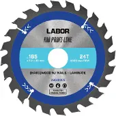 Labor HM cirkelzaagblad hard hout 165x30x2,2mm 24T