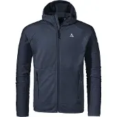 Schöffel Funktionele fleece-jas 'Cascata' ultramarine blauw / wit