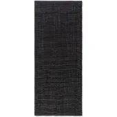 Home Collection Handgeweven Jute Vloerkleed - Zwart 80 x 200 cm
