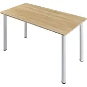 En.casa Eettafel Tammela 120x60x75 cm eikenkleurig