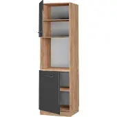 Vicco Fame-Line Ovenombouwkast – 60 cm open Antraciet Hoogglans