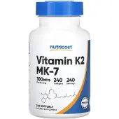 Nutricost Nutricost, Vitamin K2, 100 mcg, 240 Softgels