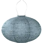 Lumiz solar lampion oval 40 - mosaic - grijs/blauw