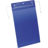 Durable Documententassen met draadbeugel, B 210 x H 297 mm (A4 staand), 50 st., blauw