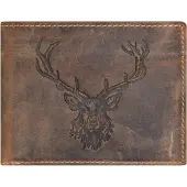 Green Burry Portemonnee 'Vintage Hirsch' bruin