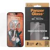 PanzerGlass Anti-Bacterial Screenprotector voor de Apple iPhone 15 Plus