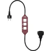 Testboy TV 435 Meetadapter Randaarde stekker - Randaarde koppeling Rood