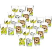 Ritzenhoff & Breker Kindergläser Dschungeltiere 205 ml Set van 24