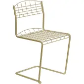 Grythyttan Stålmöbler High Tech stoel Ivory