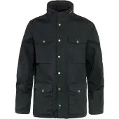 Fjällräven - Jassen - Raven Jacket M Black voor Heren van Gerecycled Polyester - Maat S - Zwart
